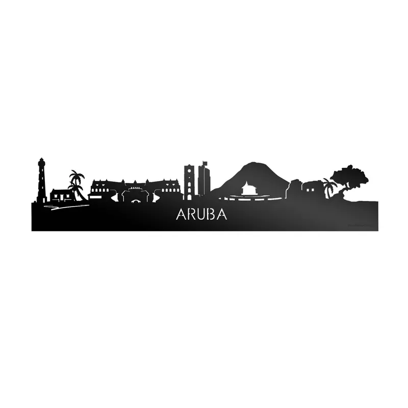 Skyline Aruba Zwart Glanzend