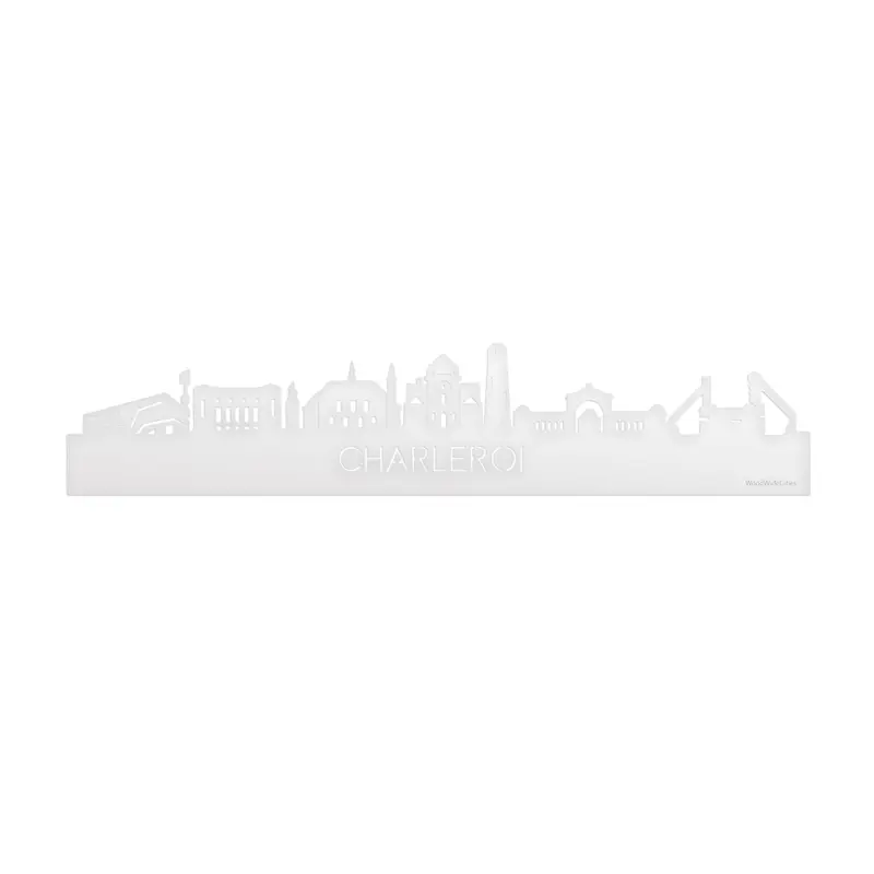 Skyline Charleroi Wit Glanzend