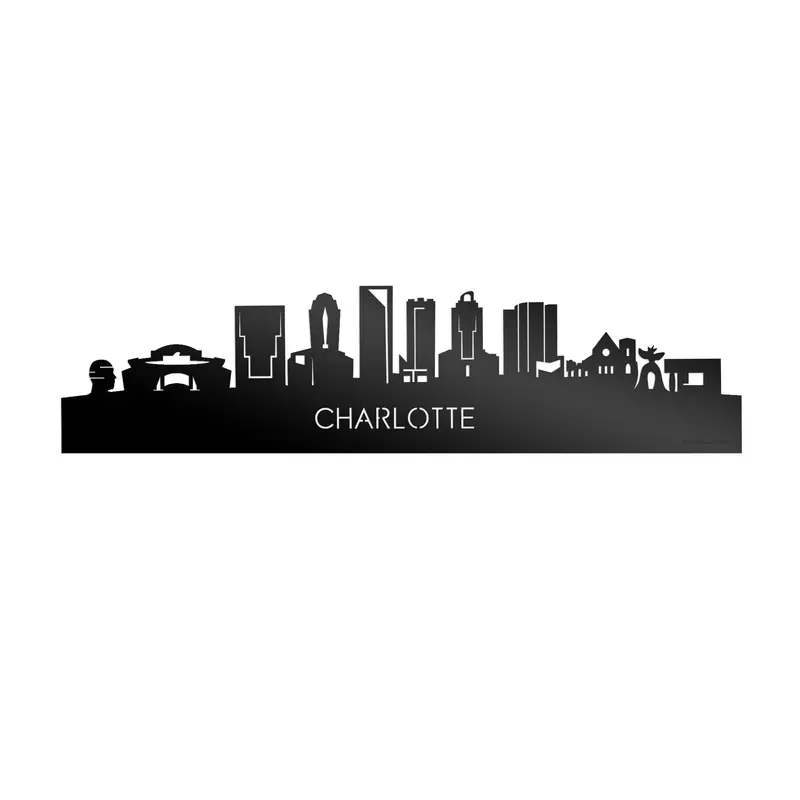 Skyline Charlotte Zwart Glanzend