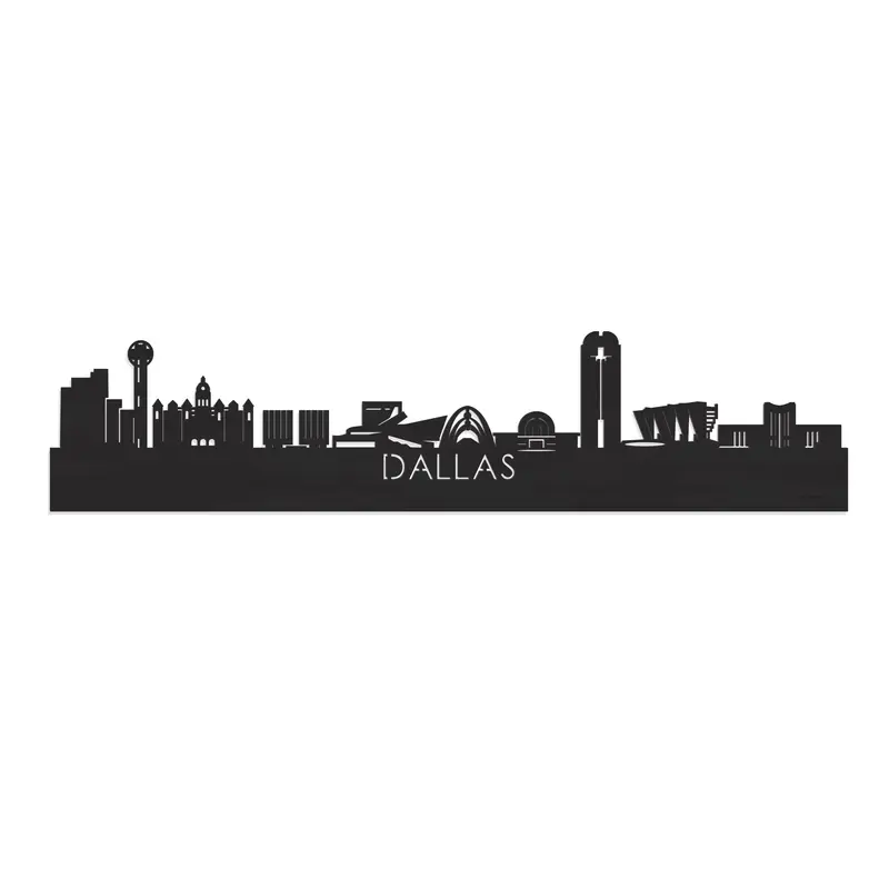 Skyline Dallas Black