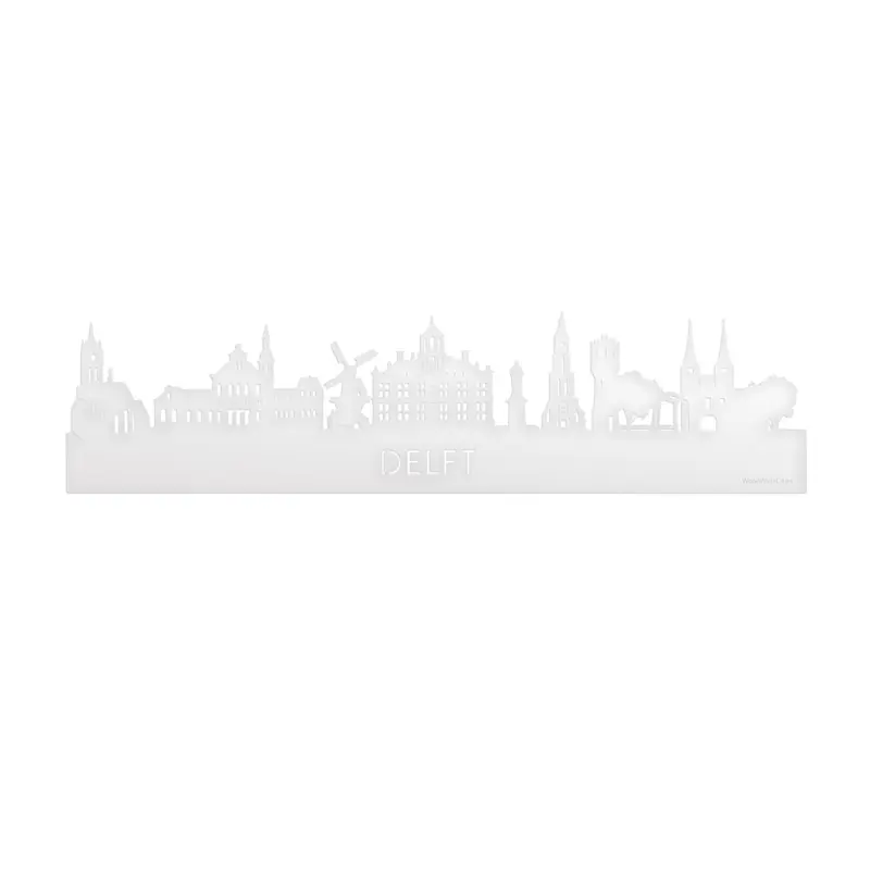 Skyline Delft Wit Glanzend