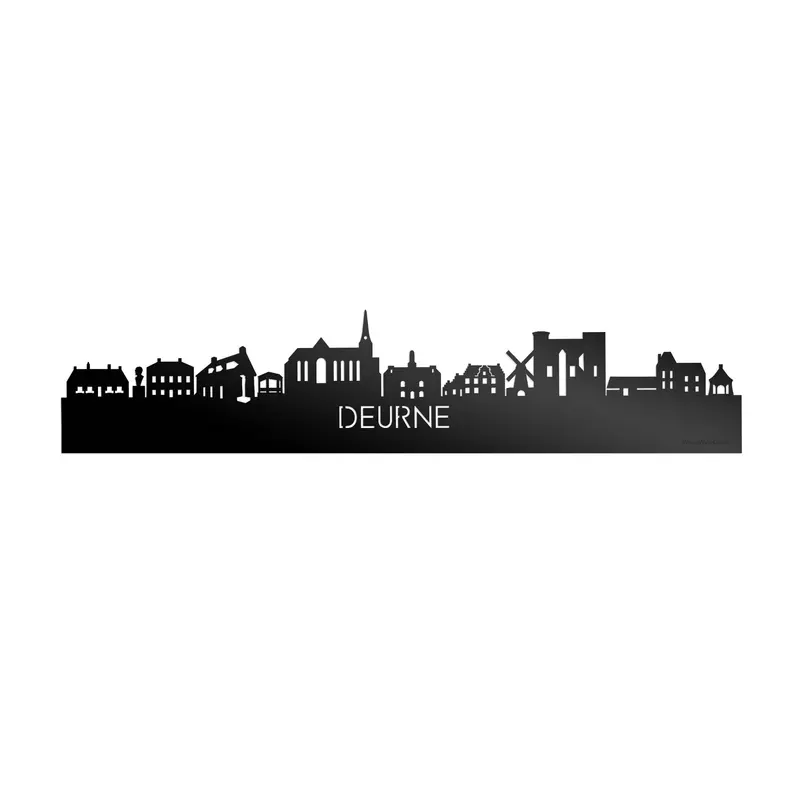 Skyline Deurne Zwart Glanzend