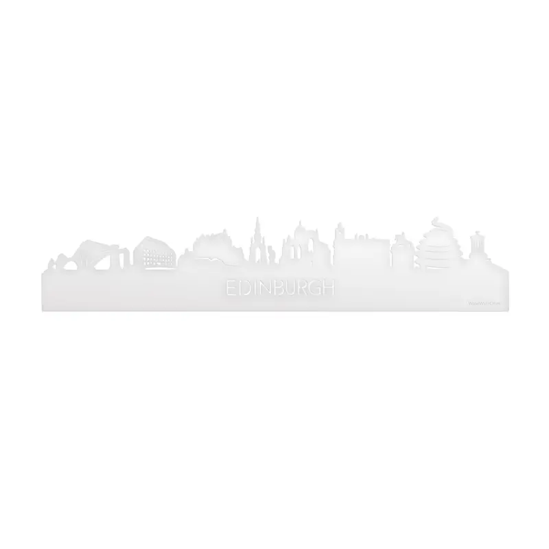 Skyline Edinburgh Wit Glanzend