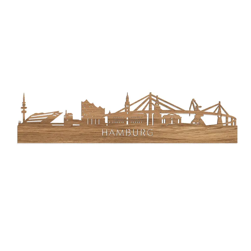 Skyline Hamburg Eiken
