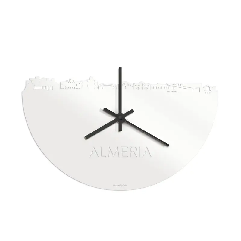 Skyline Klok Almeria Wit Glanzend