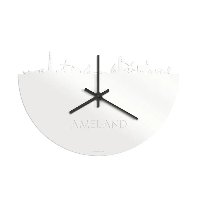 Skyline Klok Ameland Wit Glanzend