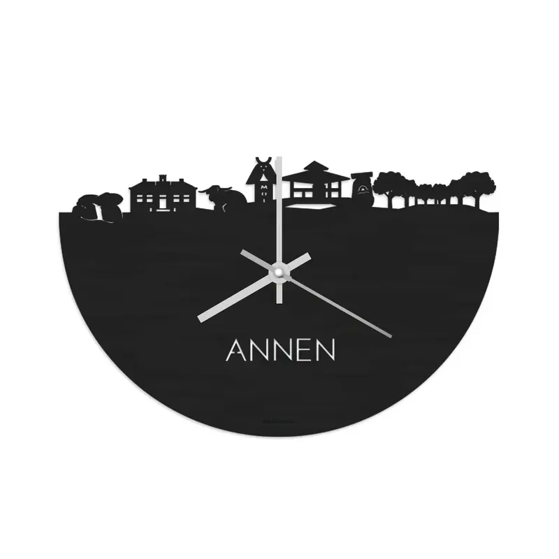 Skyline Klok Annen Black