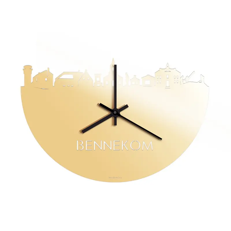 Skyline Klok Bennekom Goud Metallic