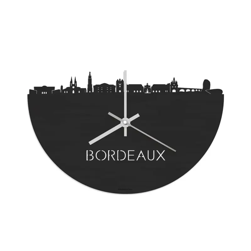 Skyline Klok Bordeaux Black