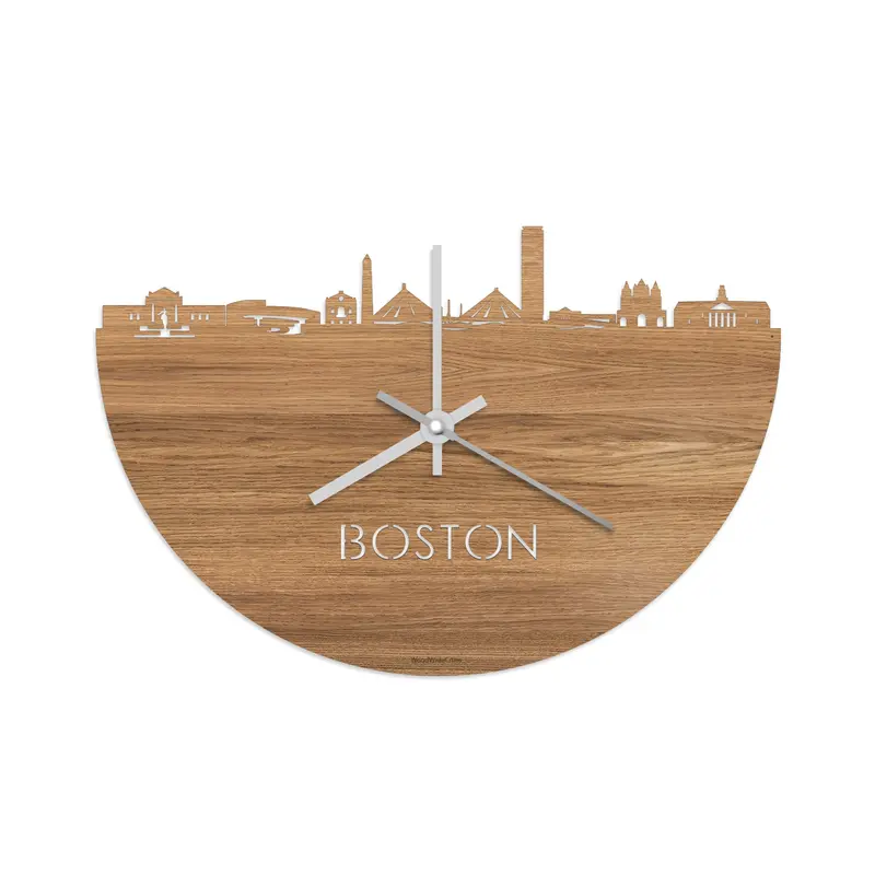 Skyline Klok Boston Eiken