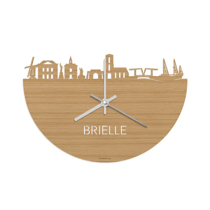 Skyline Klok Brielle Bamboe