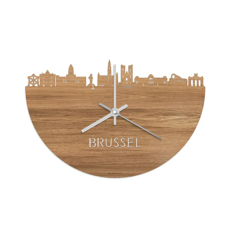 Skyline Klok Brussel Eiken
