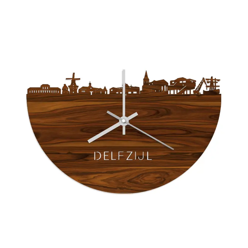 Skyline Klok Delfzijl Palissander