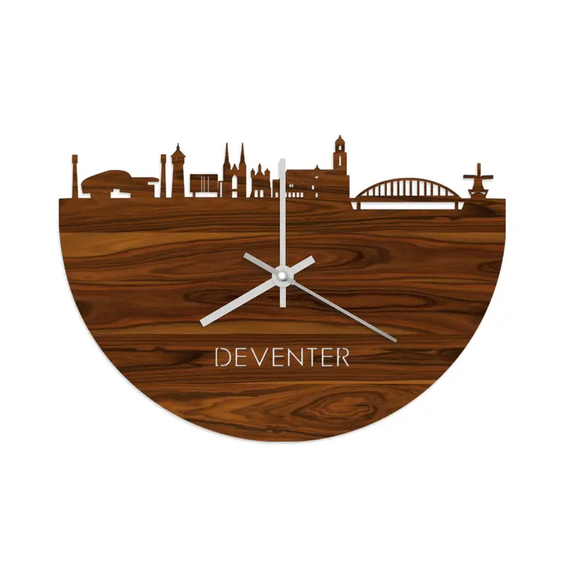 Skyline Klok Deventer Palissander