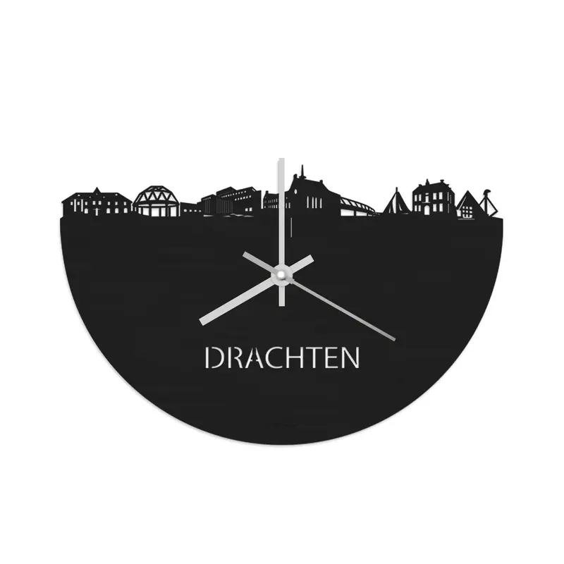 Skyline Klok Drachten Black