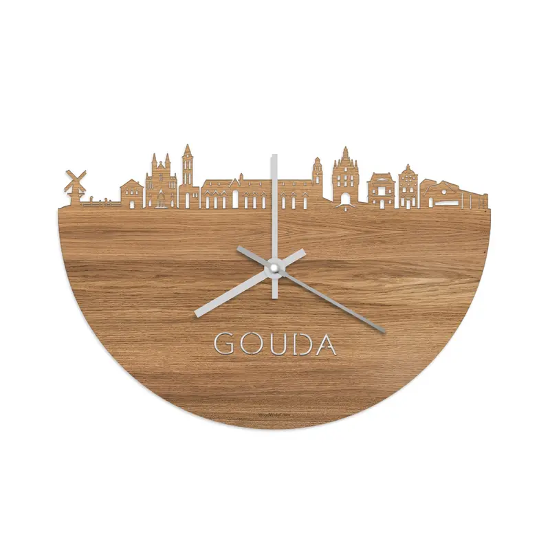 Skyline Klok Gouda Eiken
