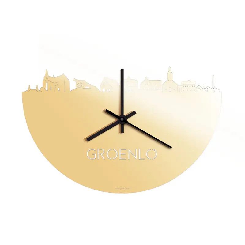 Skyline Klok Groenlo Goud Metallic
