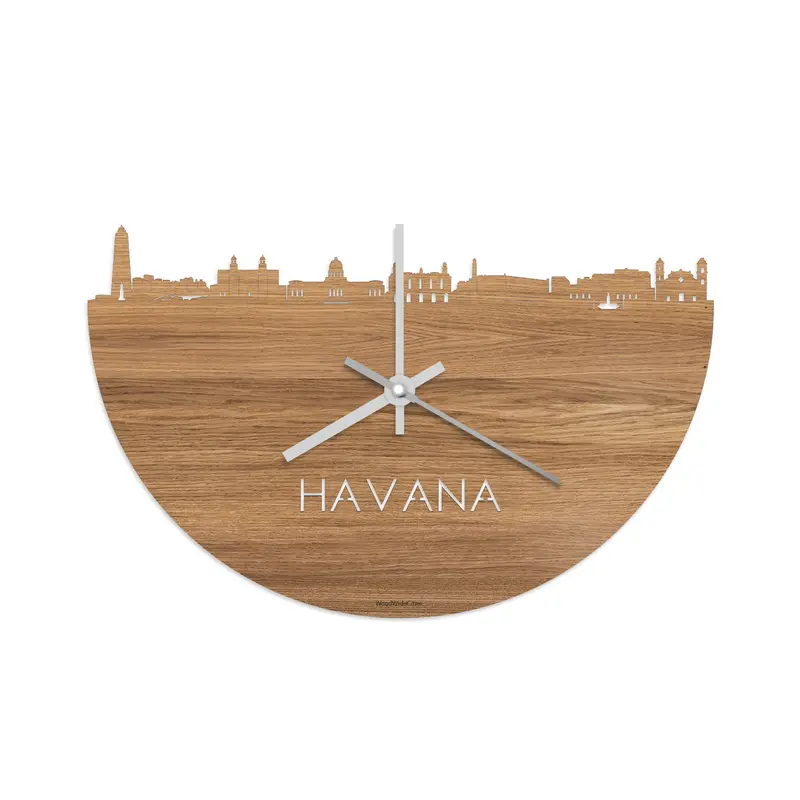 Skyline Klok Havana Eiken