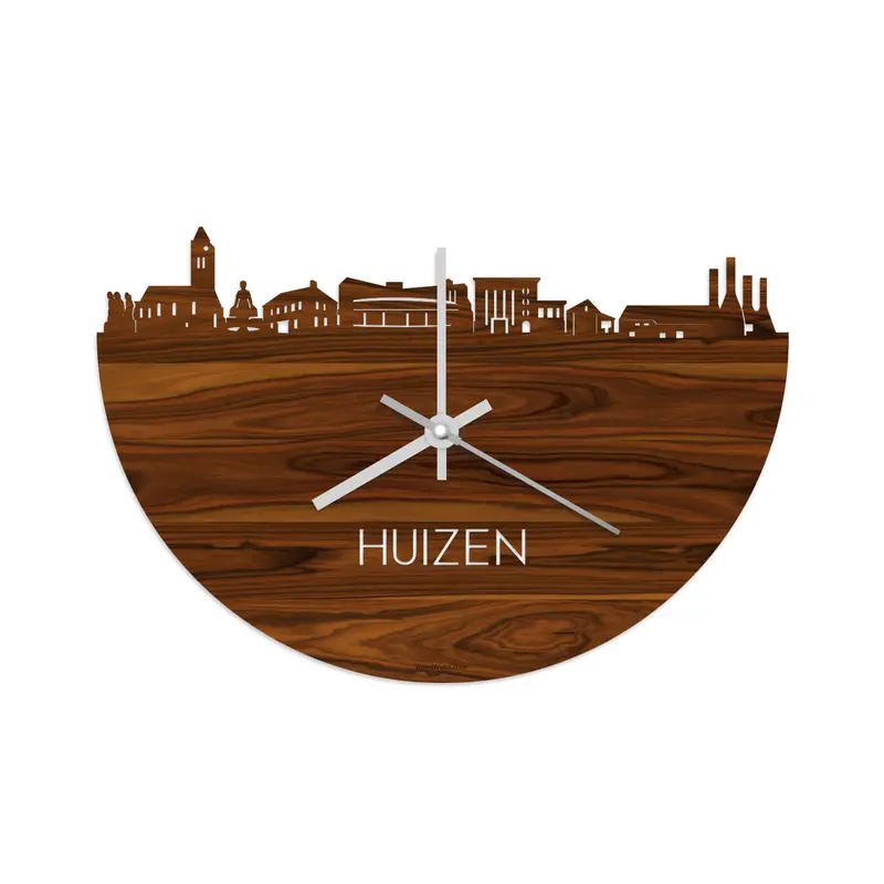 Skyline Klok Huizen Palissander
