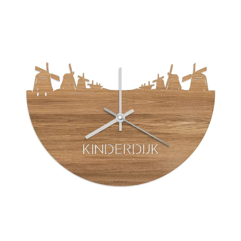 Skyline Klok Kinderdijk Eiken