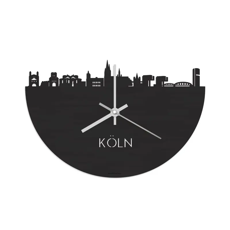 Skyline Klok Köln Black