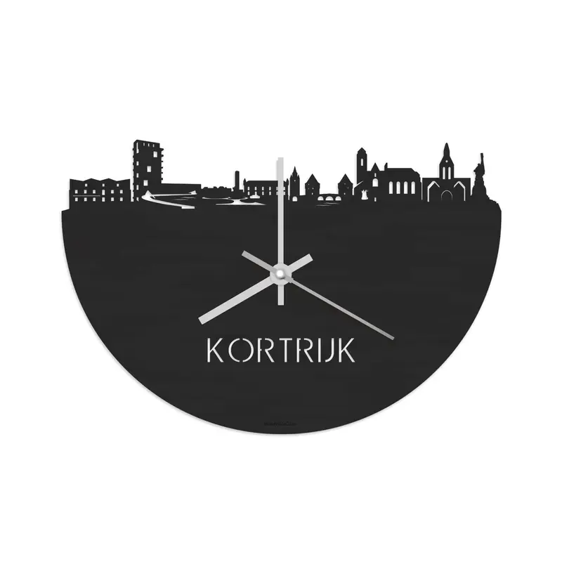 Skyline Klok Kortrijk Black