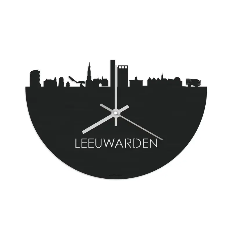 Skyline Klok Leeuwarden Black