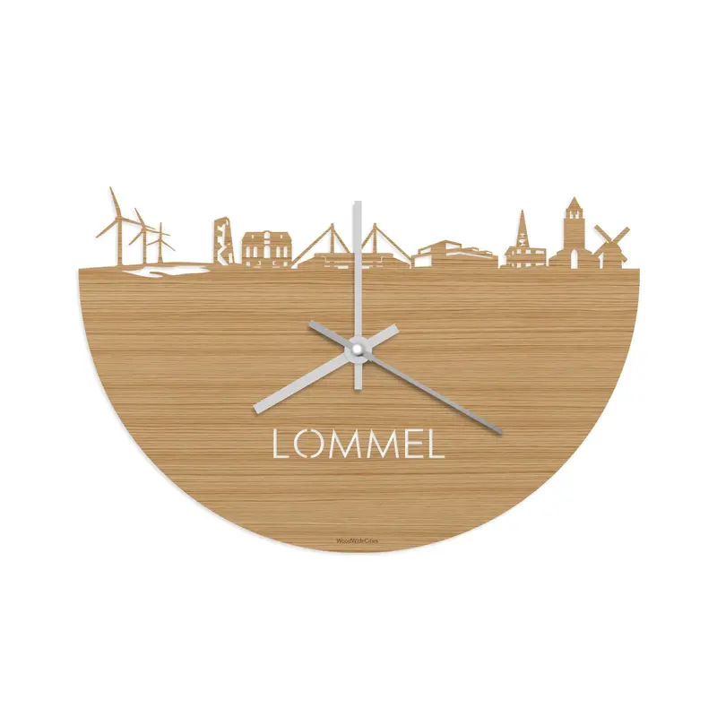 Skyline Klok Lommel Bamboe