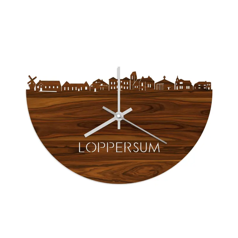 Skyline Klok Loppersum Palissander