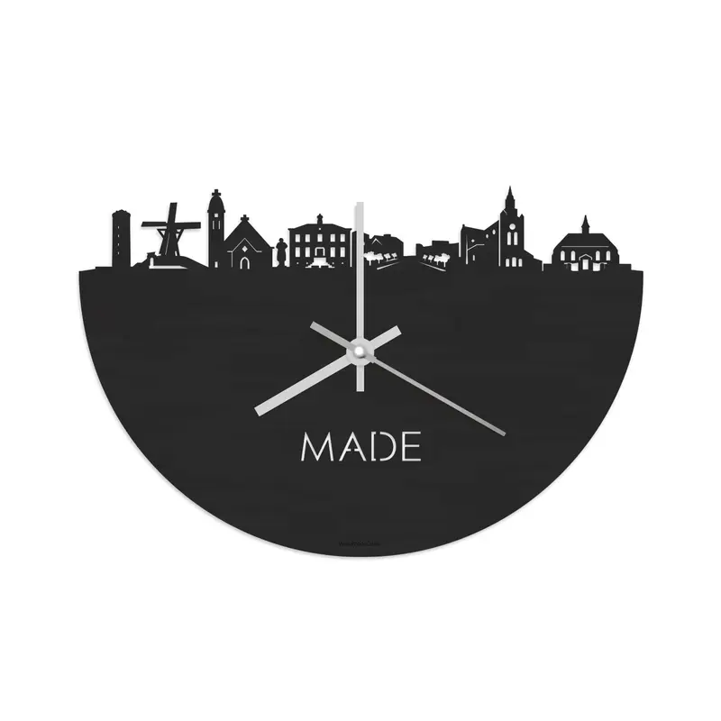 Skyline Klok Made Black