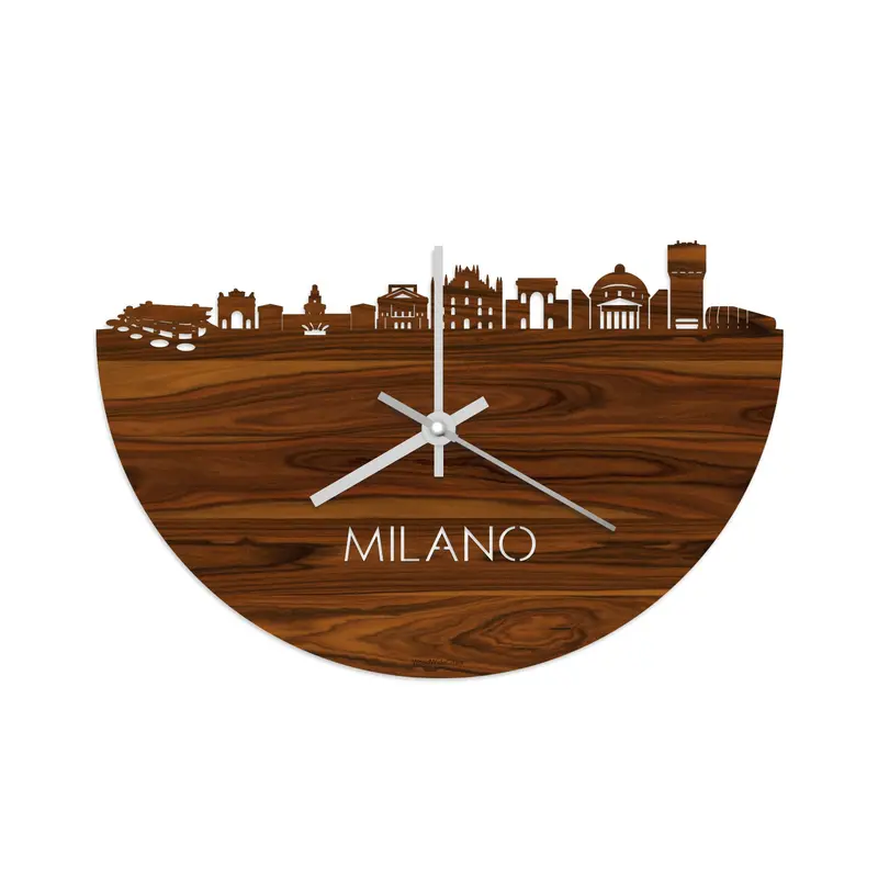 Skyline Klok Milano Palissander