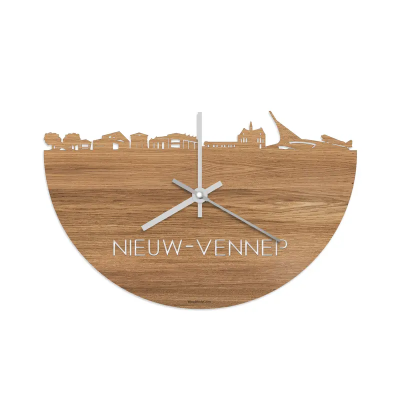 Skyline Klok Nieuw-Vennep Eiken