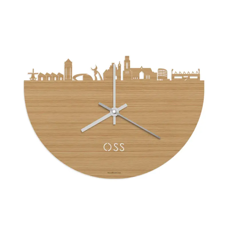 Skyline Klok Oss Bamboe