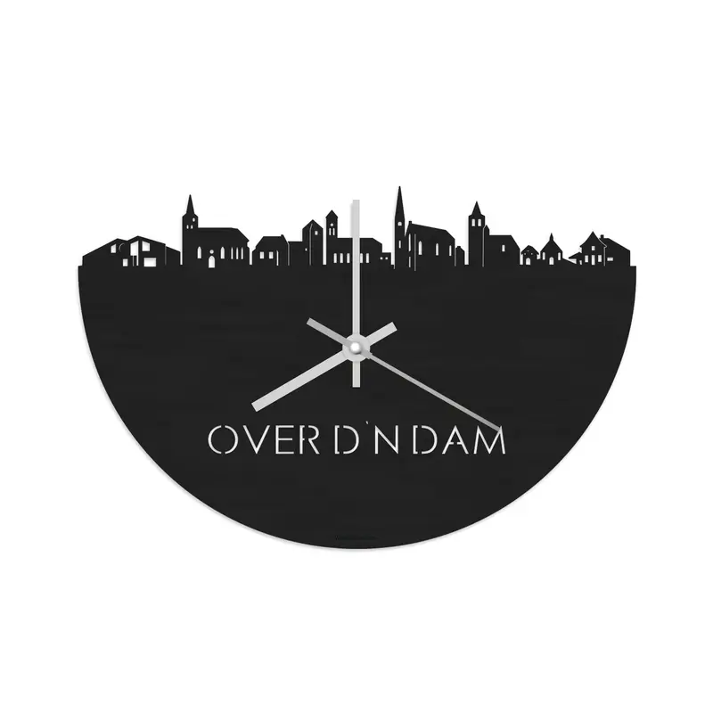Skyline Klok Over d'n Dam Black