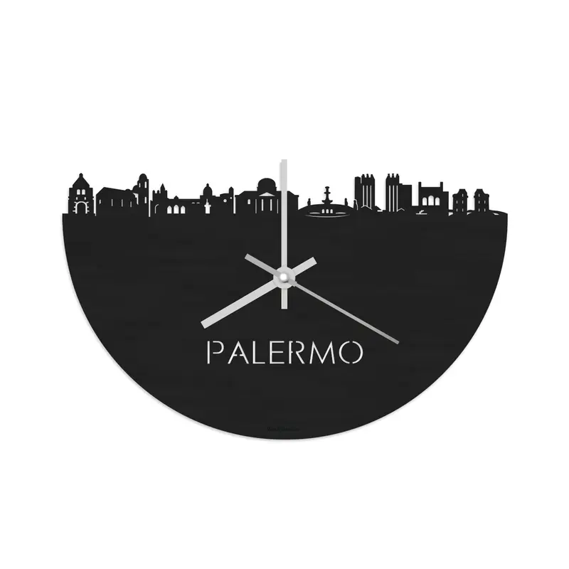 Skyline Klok Palermo Black