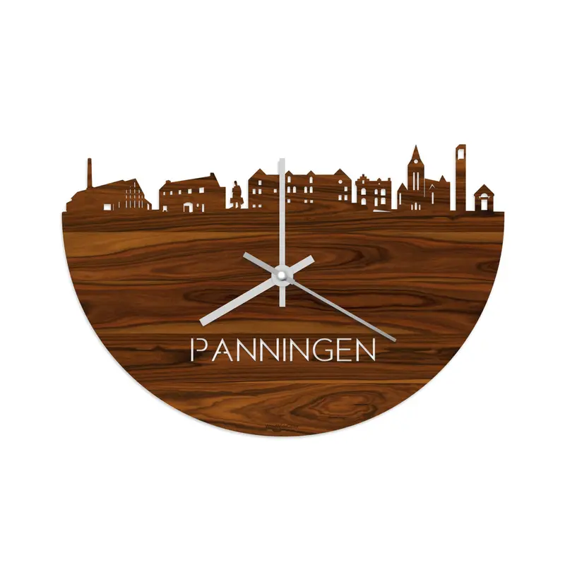 Skyline Klok Panningen Palissander