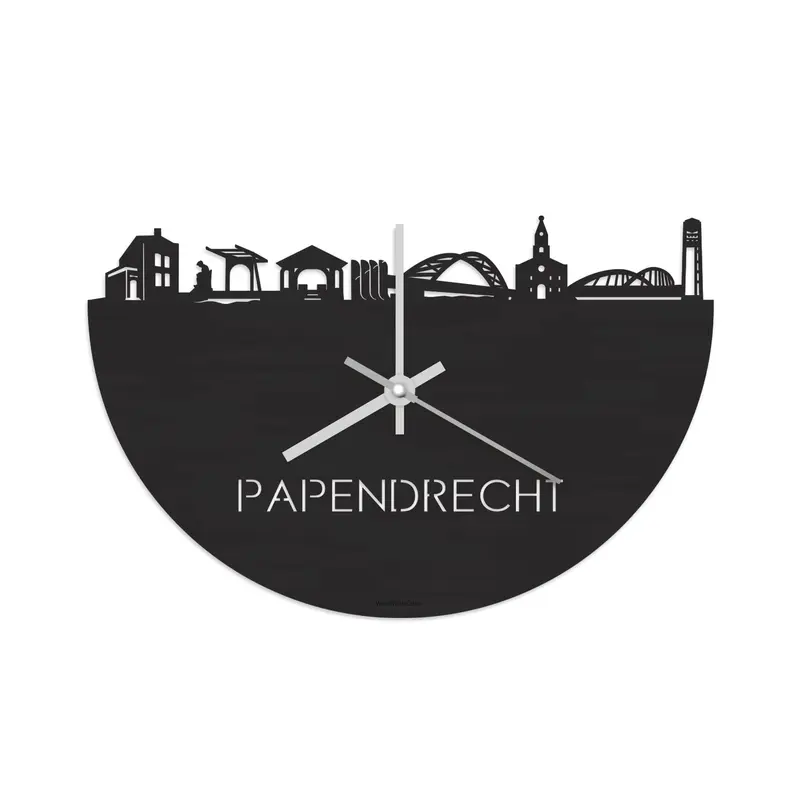 Skyline Klok Papendrecht Black