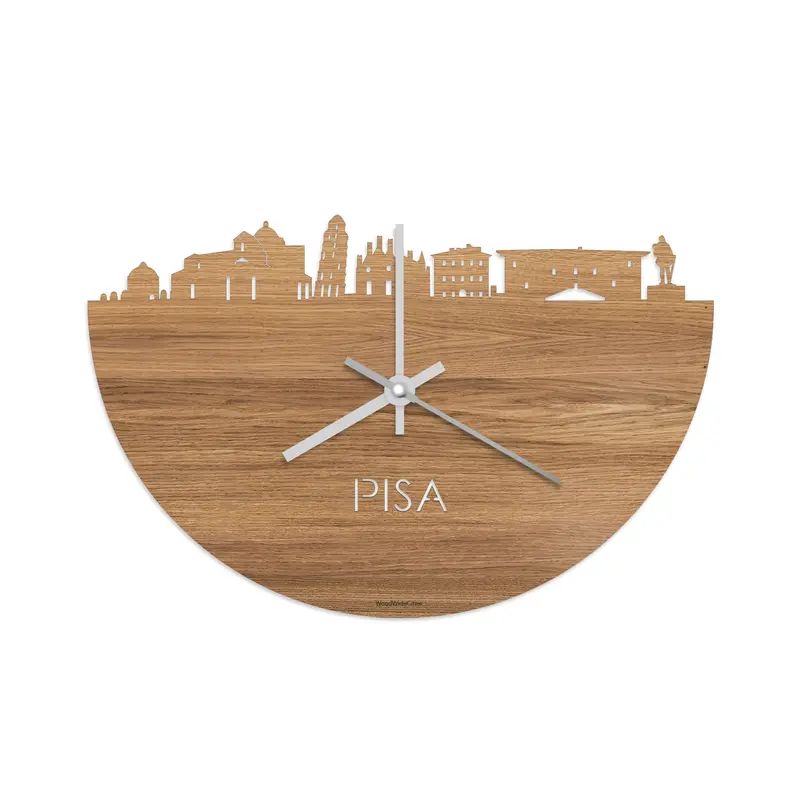 Skyline Klok Pisa Eiken