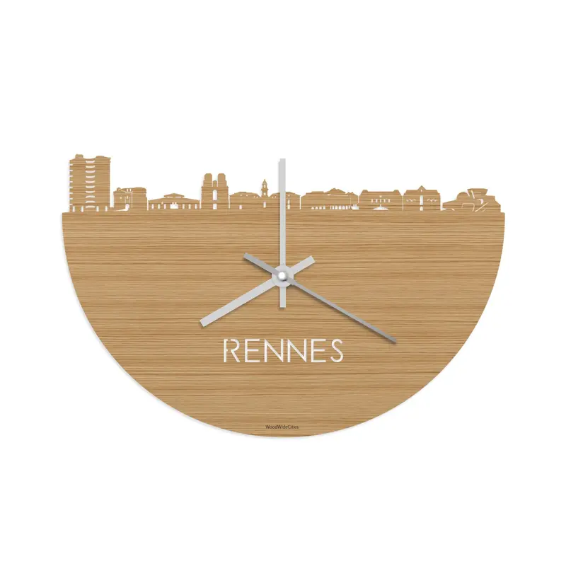 Skyline Klok Rennes Bamboe
