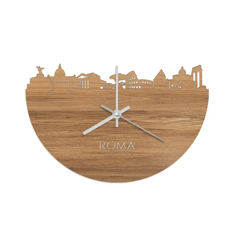 Skyline Klok Rome Eiken