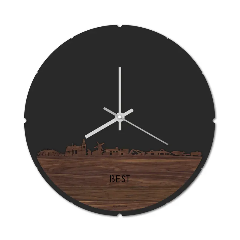 Skyline Klok Rond Best Noten