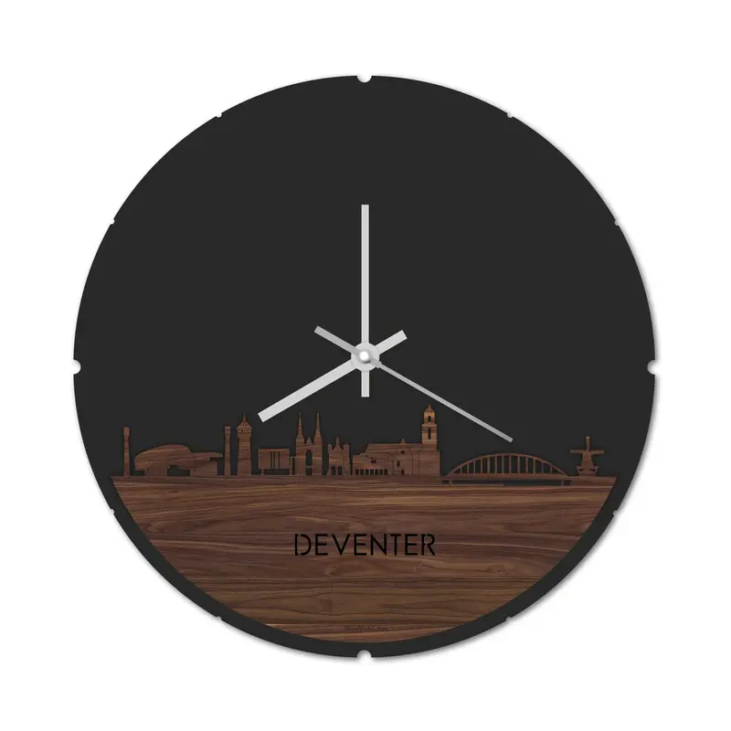 Skyline Klok Rond Deventer Noten