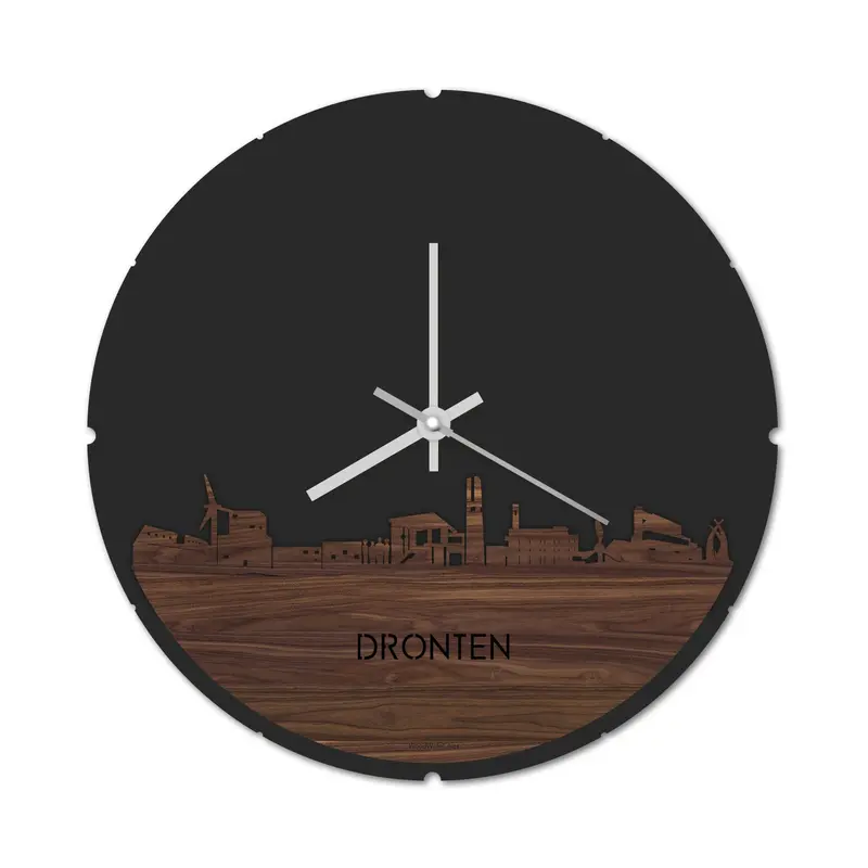 Skyline Klok Rond Dronten Noten