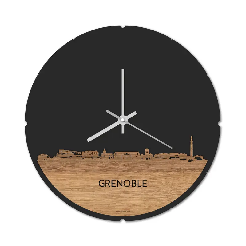 Skyline Klok Rond Grenoble Eiken