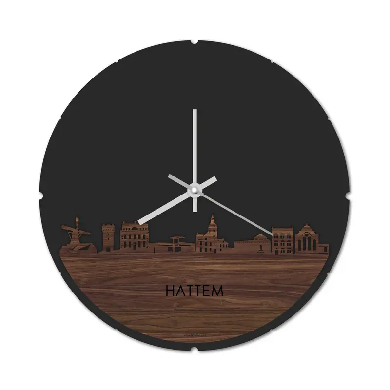 Skyline Klok Rond Hattem Noten