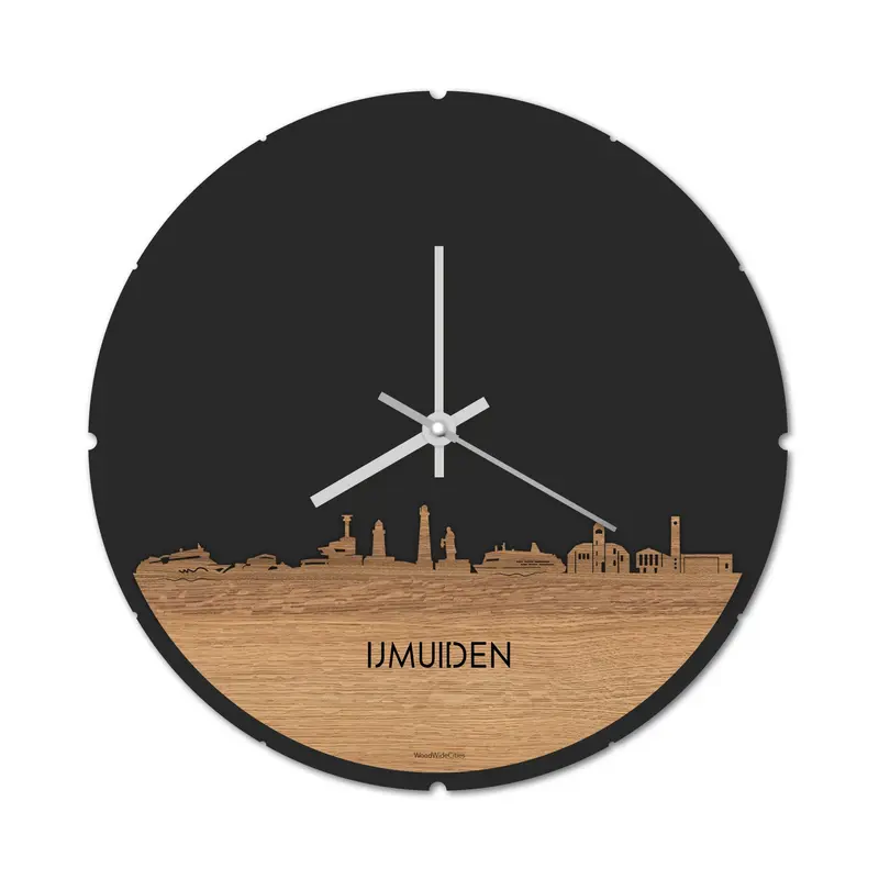 Skyline Klok Rond IJmuiden Eiken
