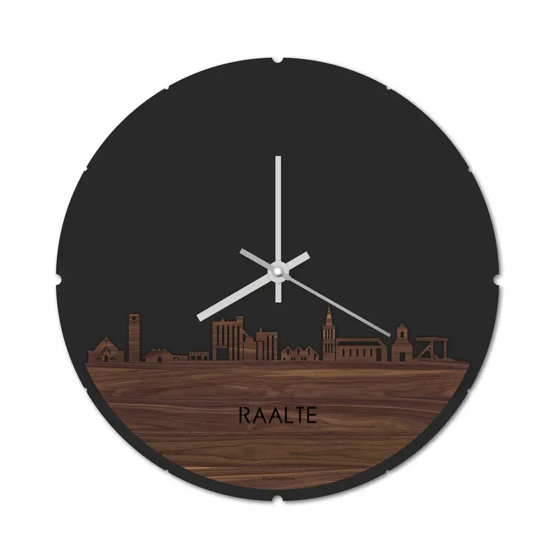 Skyline Klok Rond Raalte Noten