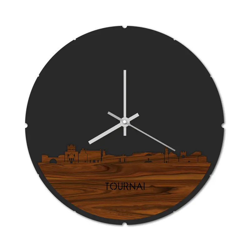 Skyline Klok Rond Tournai Palissander