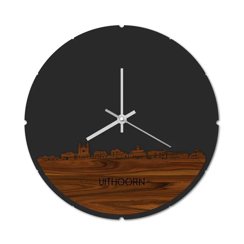 Skyline Klok Rond Uithoorn Palissander