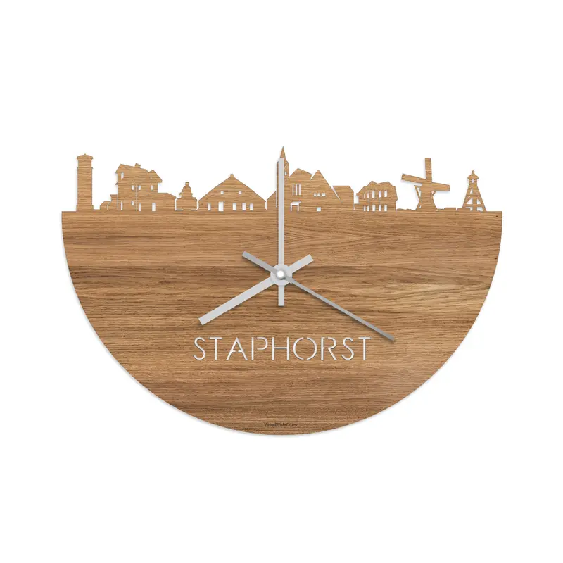 Skyline Klok Staphorst Eiken